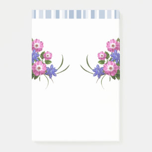 Post-it® Notas Adhesivas Rayas Floral