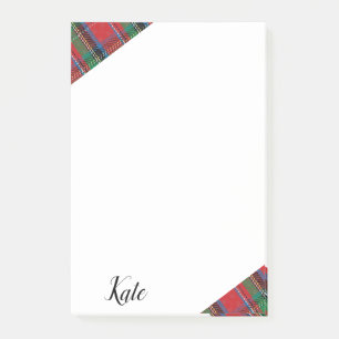 Post-it® Notas Adhesivas Rojo Azul Verde Cuadros