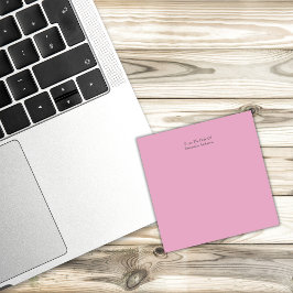 Post-it® Notas adhesivas rosadas personalizadas