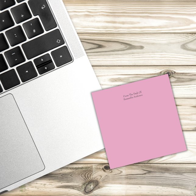 Post-it® Notas adhesivas rosadas personalizadas (Subido por el creador)