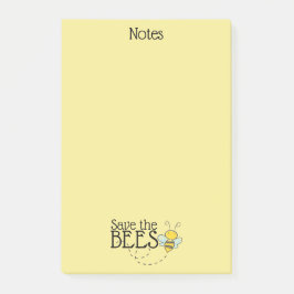Post-it® Notas adhesivas Salva las Abejas