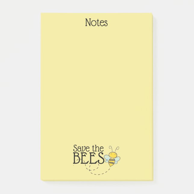 Post-it® Notas adhesivas Salva las Abejas (Anverso)