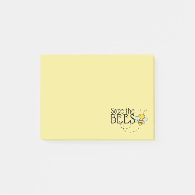 Post-it® Notas adhesivas Salva las Abejas (Anverso)