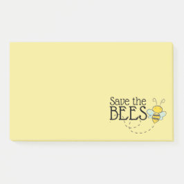 Post-it® Notas adhesivas Salva las Abejas
