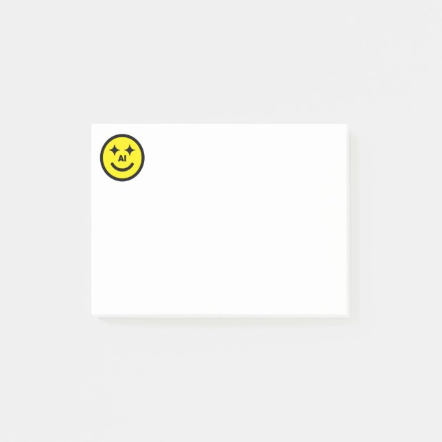 Post-it® Notas adhesivas Smiley Face AI™ (Anverso)
