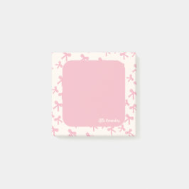 Post-it® Notas Adhesivas Sueños de Lazo Rosa