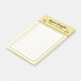 Post-it® Notas Adhesivas Tema Abeja Lista de Tareas Pendien