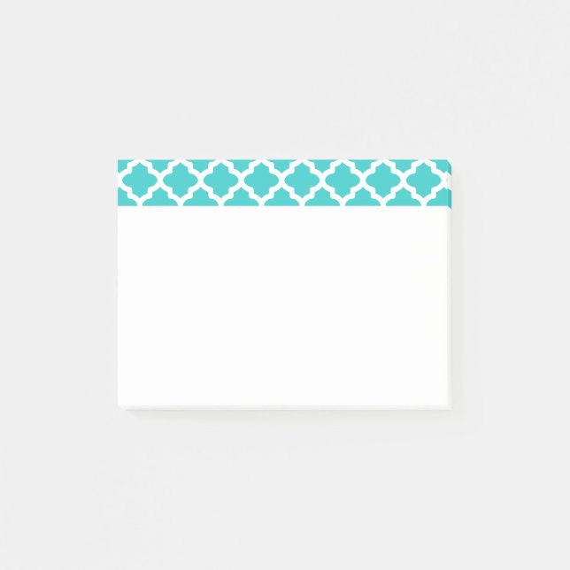 Post-it® Notas Adhesivas Turquesas Bonitas (Anverso)