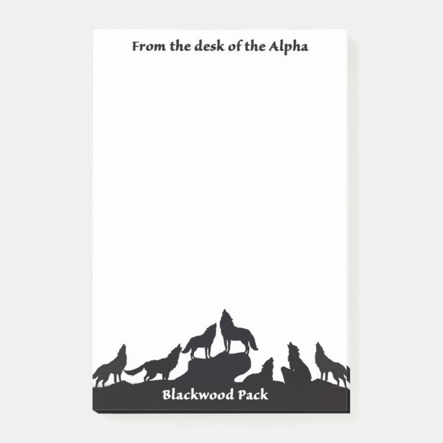 Post-it® Notas Alpha del Blackwood Pack (Anverso)