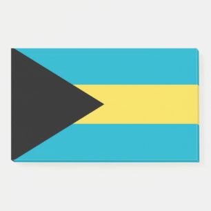 Post-it® Notas con bandera de Bahamas