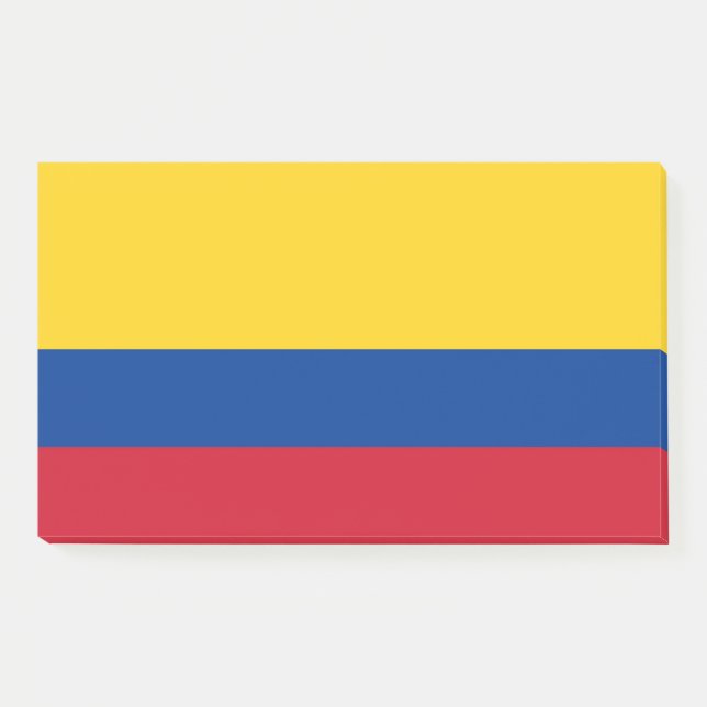 Post-it® Notas con bandera de Colombia (Anverso)