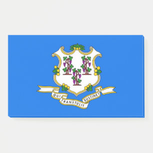 Post-it® Notas con bandera de Connecticut, EE.UU.