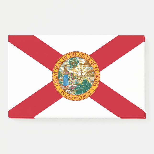 Post-it® Notas con bandera de Florida, Estados Unidos (Anverso)