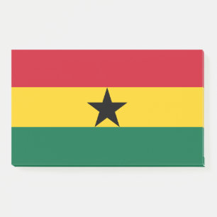 Post-it® Notas con bandera de Ghana