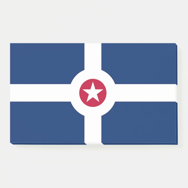Post-it® Notas con bandera de Indianápolis, Estados Unidos (Anverso)