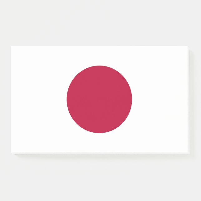 Post-it® Notas con bandera de Japón (Anverso)