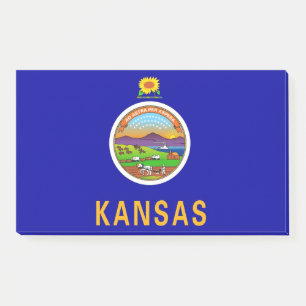 Post-it® Notas con bandera de Kansas, Estados Unidos