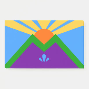 Post-it® Notas con bandera de Manitou Springs, Colorado