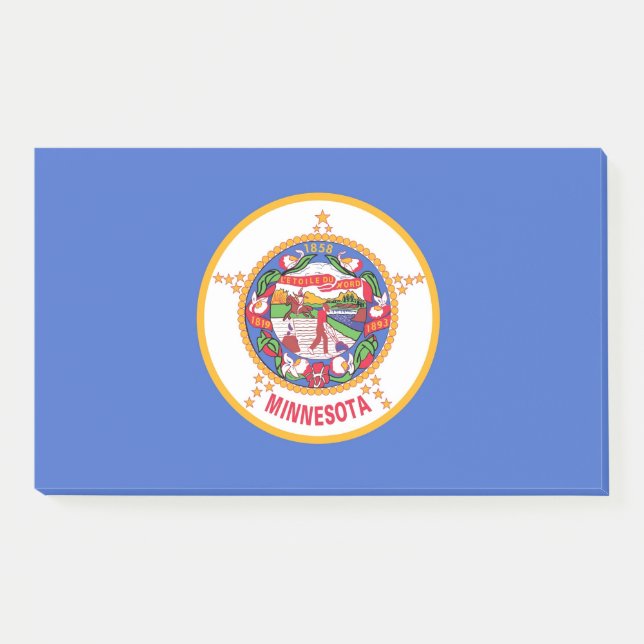 Post-it® Notas con bandera de Minnesota, EE.UU. (Anverso)