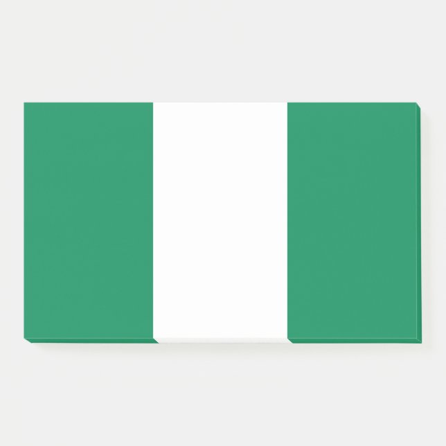 Post-it® Notas con bandera de Nigeria (Anverso)