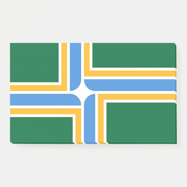 Post-it® Notas con bandera de Portland City, Estados Unidos (Anverso)