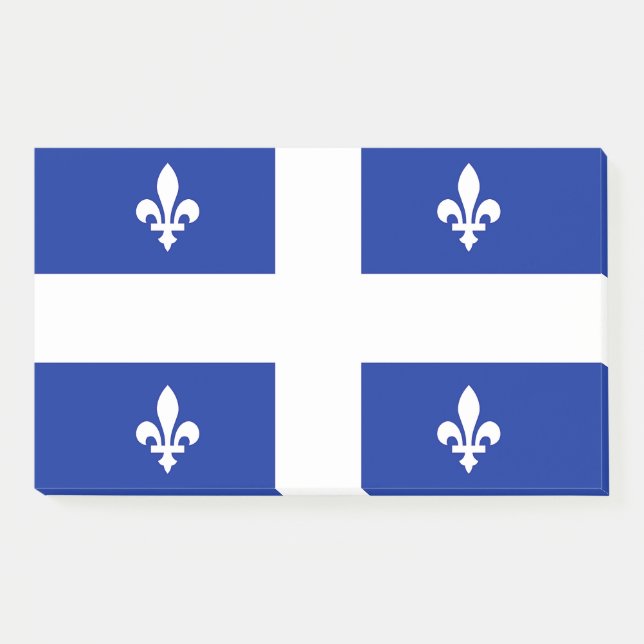 Post-it® Notas con bandera de Quebec, Canadá (Anverso)
