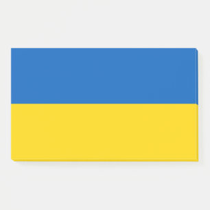 Post-it® Notas con bandera de Ucrania