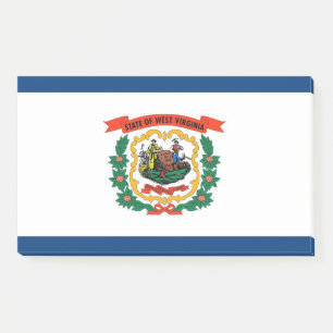 Post-it® Notas con bandera de Virginia Occidental, Estados