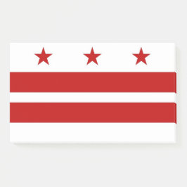 Post-it® Notas con bandera de Washington DC, Estados Unidos