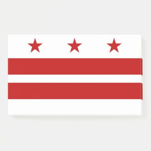 Post-it® Notas con bandera de Washington DC, Estados Unidos