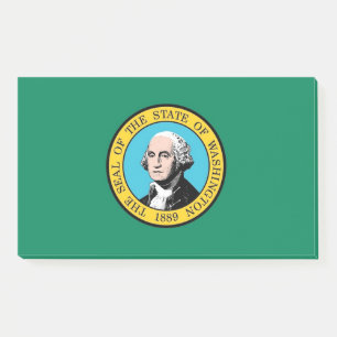 Post-it® Notas con bandera de Washington, EE.UU.