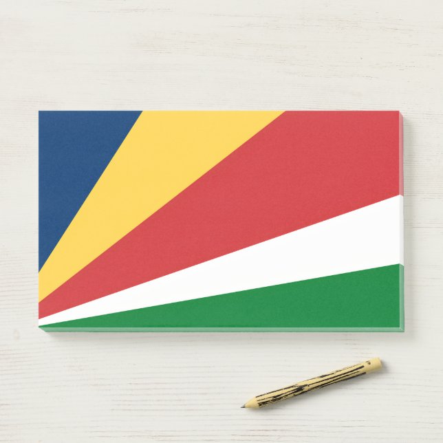 Post-it® Notas con Colores de Seychelles (En escritorio)