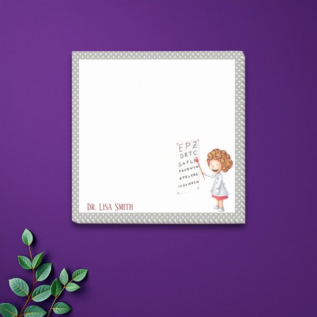 Post-it® Notas con dibujo del oculista (Subido por el creador)