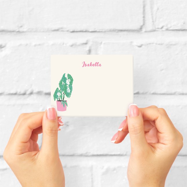Post-it® Notas con nombre rosa de planta de interior femeni (Subido por el creador)