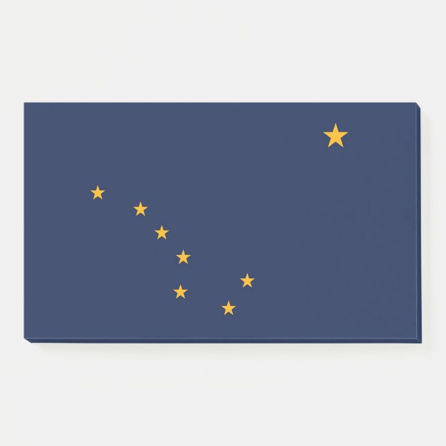 Post-it® Notas con pabellón de Alaska, Estados Unidos (Anverso)