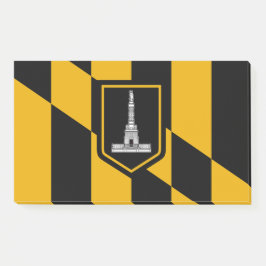 Post-it® Notas con pabellón de Baltimore City, Maryland, Es