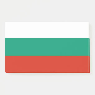 Post-it® Notas con pabellón de Bulgaria