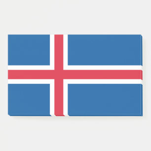 Post-it® Notas con pabellón de Islandia