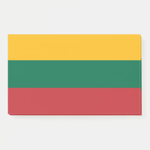Post-it® Notas con pabellón de Lituania