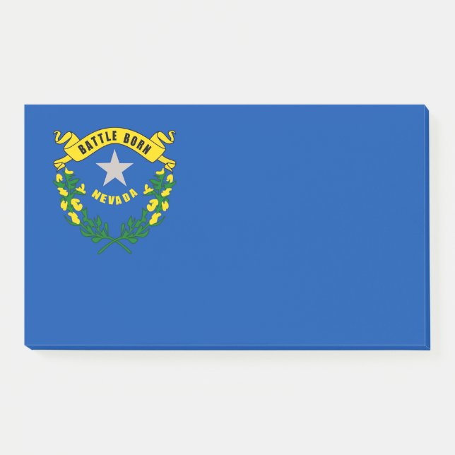 Post-it® Notas con pabellón de Nevada, Estados Unidos (Anverso)