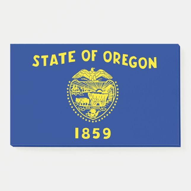 Post-it® Notas con pabellón del Estado de Oregón, Estados U (Anverso)