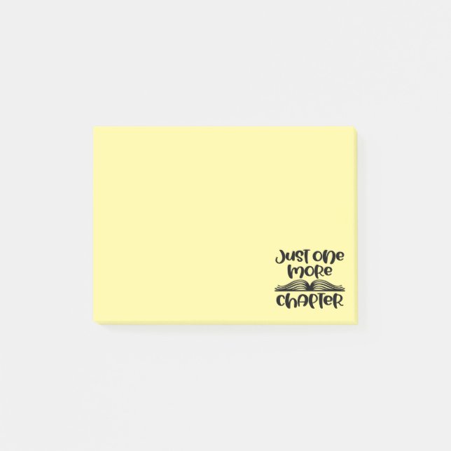 Post-it® Notas de Amante de Libros (Anverso)