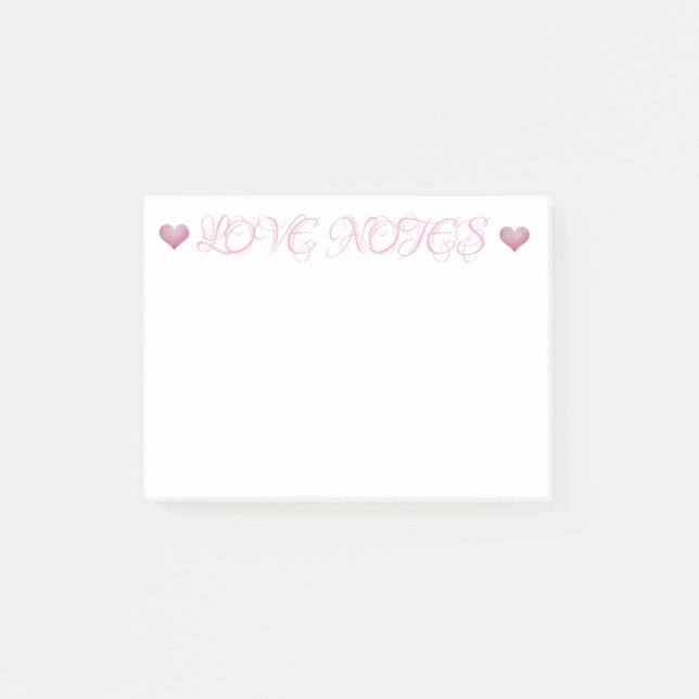 Post-it® NOTAS DE AMOR Notas posteriores (Anverso)