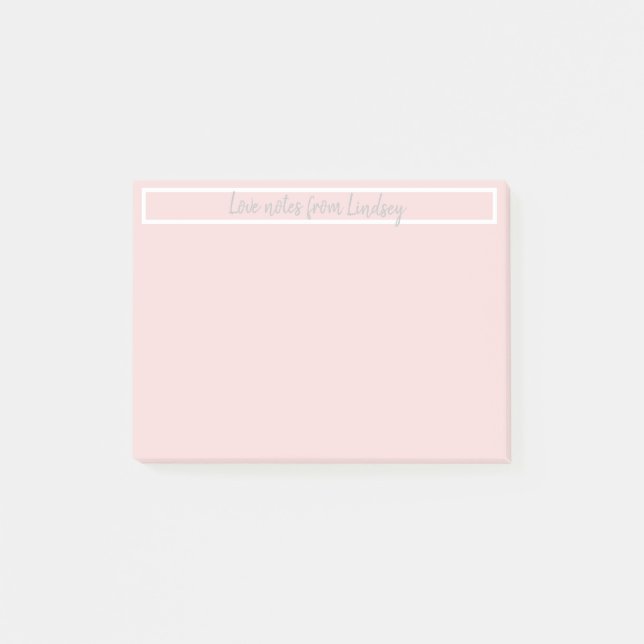 Post-it® NOTAS DE AMOR PERSONALIZADAS Notas posteriores (Anverso)
