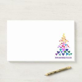 Post-it® Notas de Arcoíris de Navidad