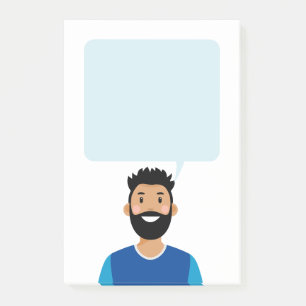 Post-it® Notas de avatar personalizadas
