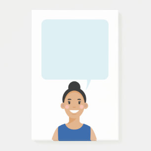 Post-it® Notas de avatar personalizadas