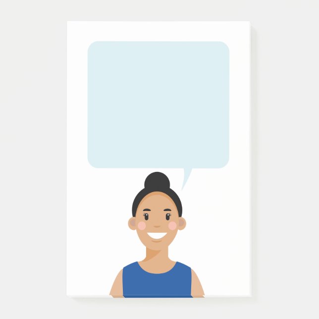 Post-it® Notas de avatar personalizadas (Anverso)