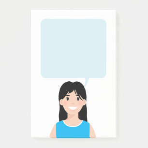 Post-it® Notas de avatar personalizadas