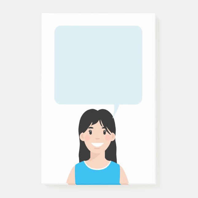 Post-it® Notas de avatar personalizadas (Anverso)